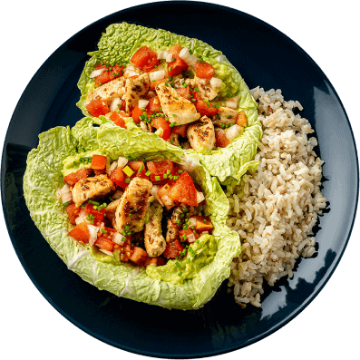 Tacos w liściach<br>kapusty z guacamole