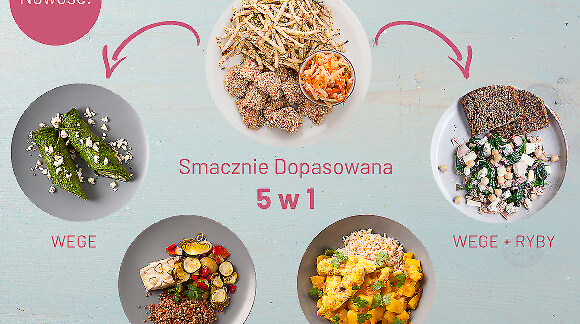 Nowość 2019! Teraz jeden abonament = 5 diet 