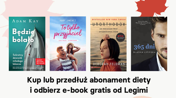 Kup dietę i odbierz e-book od Legimi gratis!